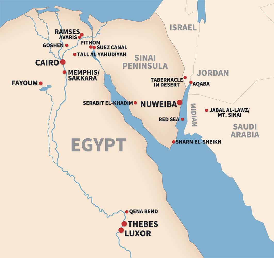 Egypt map web