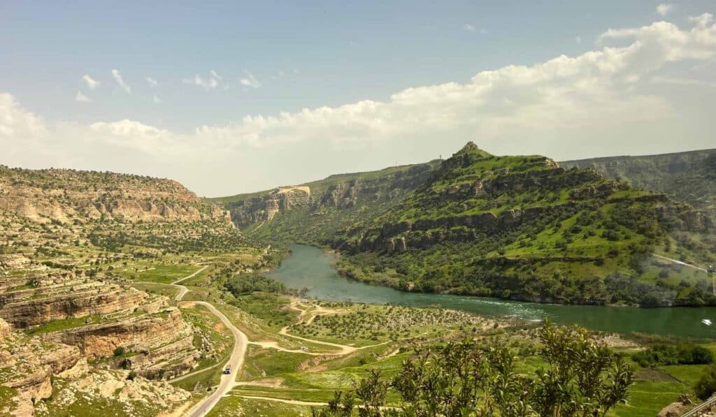 Upper Tigris River in Turkey