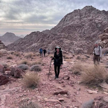 group exploring mt sinai in saudi arabai group exploring mt sinai in saudi arabai