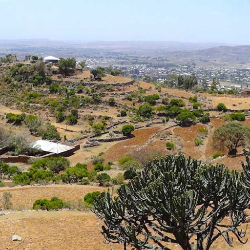 Axum Ethiopia Landscape Panorama