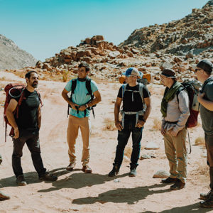 Hiking Mount Sinai in Saudi Arabia