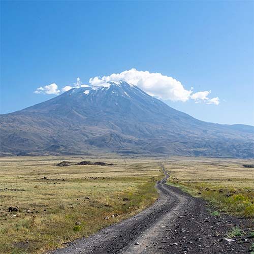 Mount Ararat with a trail leading through the open field pexels thumb