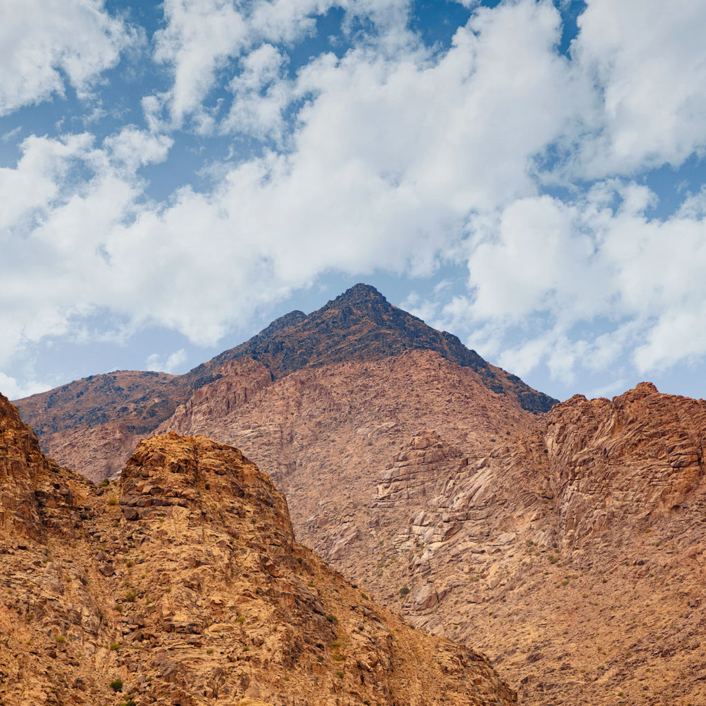 The Real Mount Sinai (Jebel al Lawz) with Blue Skies